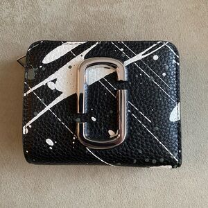 Authentic Marc Jacobs Splatter Bifold Snap Wallet